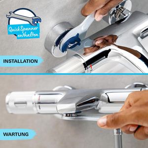 Produktbild für Duscharmatur GROHE StartEdge Brausearmatur, 24197001,verchromt