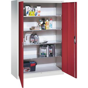 Produktbild für Werkzeugschrank CP-Möbel 8931-00, aus Metall, grau / rot