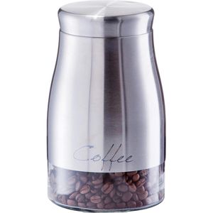Kaffeedose Zeller 19892 Coffee, aus Edelstahl / Glas