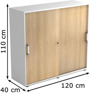 Produktbild für Schiebetürenschrank Hammerbacher R-Serie, abschließbar