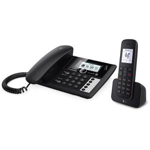 Telefon Telekom Sinus PA 207 Plus 1, schwarz