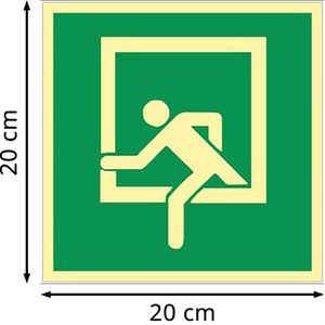 Produktbild für Hinweisschild Abtec DIN 4844-2 Kunststoff