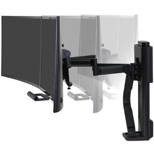 Produktbild für Monitorhalterung Ergotron Trace Dual, VESA 75x75 &amp; 100x100 mm