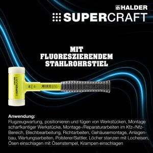 Produktbild für Schonhammer HALDER SUPERCRAFT, 3377.130, Kopf-Ø 30mm