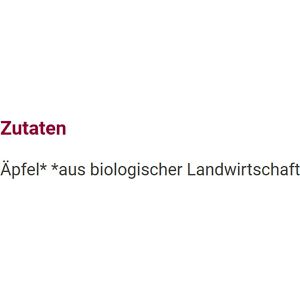 Produktbild für Fruchtpüree Alnatura Apfelmark im Glas,100% Apfel, BIO