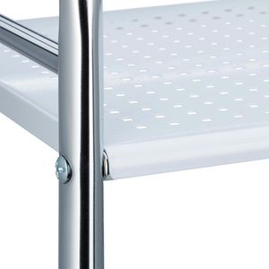 Produktbild für Küchenwagen Relaxdays 10021749, weiß / silber