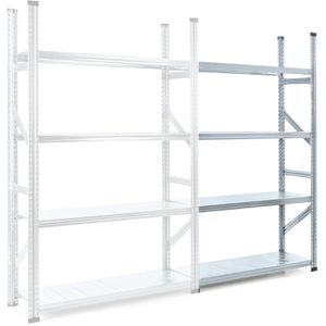 Anbauregal GEWE 412A4R, 4 Metallböden