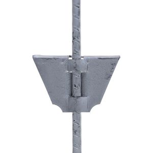 Produktbild für Weidezaunpfähle AKO Profi, aus Stahl, silber, 108 cm