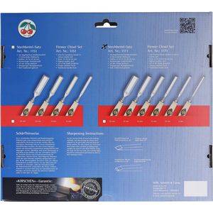 Produktbild für Stechbeitel Kirschen 1171000, handgeschmiedet, 6-teiliges Set