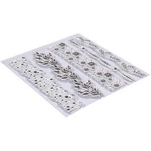 Produktbild für Motivstempel Rayher Clear Stamps Blumenmotive, aus Kunststoff