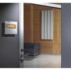 Produktbild für Einsteckschilder Durable 483119 CrystalSign Refill