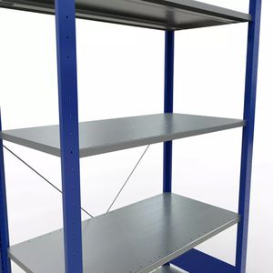 Produktbild für Schwerlastregal Schulte 12650-B, 5 Metallböden