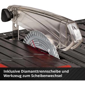 Produktbild für Fliesenschneider Einhell TE-TC 18/115 Li-Solo, 18V