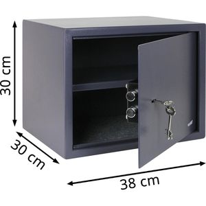 Produktbild für Tresor HMF 4920311 anthrazit
