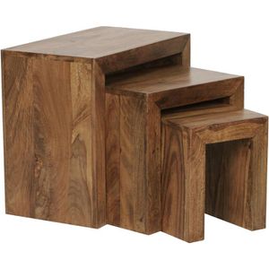 Beistelltisch Wohnling Mumbai, WL1.205, sheesham