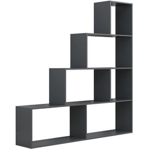 Produktbild für Bücherregal VCM Dubila L, 919171, anthrazit