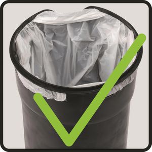 Produktbild für Mülleimer Wenko Monza Easy Close, silber glänzend