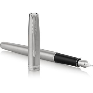 Produktbild für Füller Parker Sonnet Edelstahl P.T., Feder M