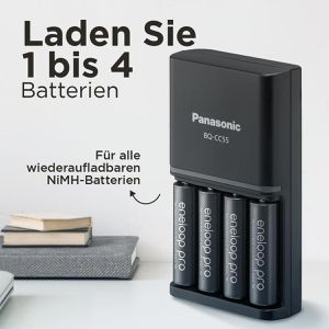Produktbild für Akku-Ladegerät Panasonic Eneloop Pro, BQ-CC55