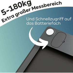 Produktbild für Personenwaage Proficare PC-PW 3122, schwarz