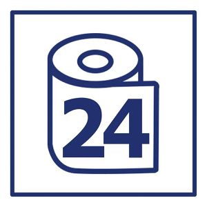 Produktbild für Toilettenpapier Hakle Jasmin mit Duft &amp; Dekor