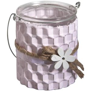 Produktbild für Windlicht Rayher 56932000, Wabe, Teelichthalter