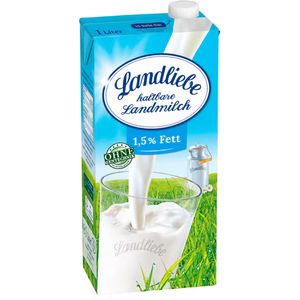 Produktbild für Milch Landliebe fettarme H-Milch, Fettgehalt 1,5%