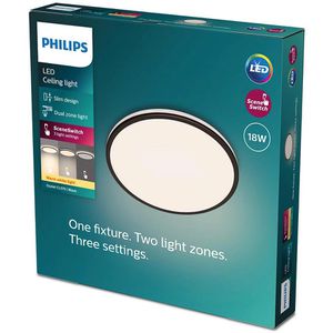 Produktbild für Deckenleuchte Philips Ozziet, schwarz, LED