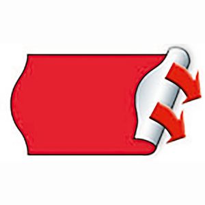 Produktbild für Preisetiketten METO 9506157, rot, 22 x 12 mm