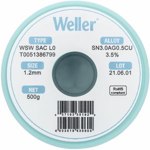 Produktbild für Lötzinn Weller T0051386799, Flussmittel, bleifrei