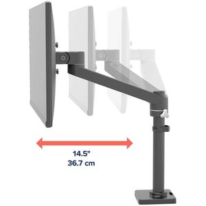 Produktbild für Monitorhalterung Ergotron NX Monitor-Arm, schwarz