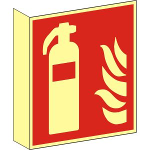 Hinweisschild Abtec ISO 7010 F001 Kunststoff, Fahnenschild