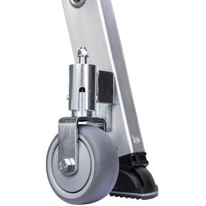 Produktbild für Stehleiter MUNK 41103, nivello-Leiterfüße, mit Plattform