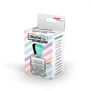 Produktbild für Motivstempel Trodat Creative Mini Set Beste Wünsche,aus Metall
