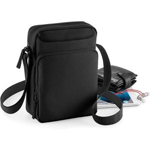 Produktbild für Umhängetasche BagBase Cross Body BG30, aus Polyester, schwarz