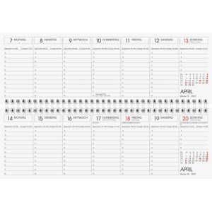 Produktbild für Tischkalender Glocken 5071921207, Wochenkalender quer
