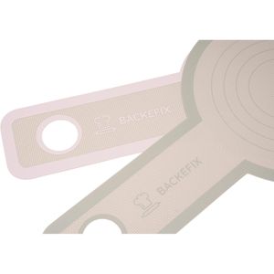 Produktbild für Backmatte Backefix Brotschlinge oval&amp;rund, Silikon-Glas-Gewebe