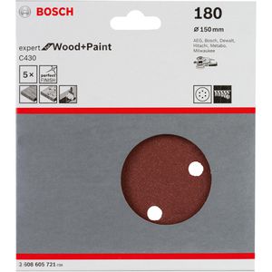 Produktbild für Schleifpapier Bosch C430 Wood and Paint, Körnung 180