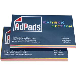 Haftnotizen AdPads Rainbow Edition, bunt