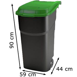 Produktbild für Mülltonne Rotho ATLAS, 100 Liter