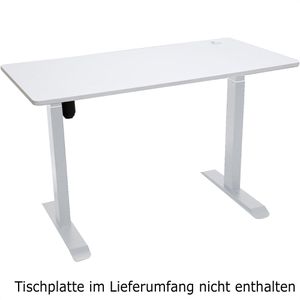 Produktbild für Schreibtischgestell LMG FYED-1-GRA, grau, 4 Memoryspeicher