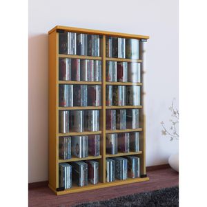 Produktbild für CD-Regal VCM Roma, 50403, buche
