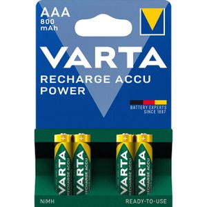 Produktbild für Akku Varta Recharge Power 56703, 1,2 V, 800 mAh