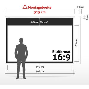 Produktbild für Beamer-Leinwand ESMART Professional MIROLO