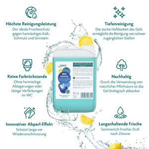 Produktbild für WC-Reiniger HAKA Citrus, Gel