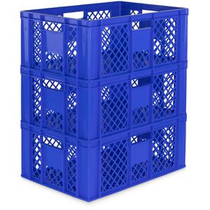 Produktbild für Eurobox Alpha-Paletten blau, 45 Liter, lebensmittelecht