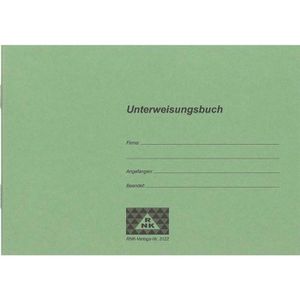 Produktbild für Unterweisungsbuch RNK 3122, A5 quer