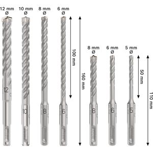 Produktbild für Bohrer Bosch PRO SDS plus-5X Hammerbohrer, SDS+