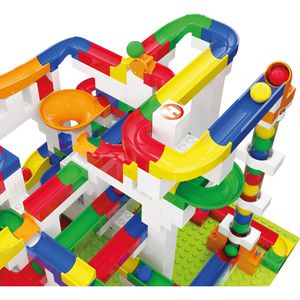 Produktbild für Murmelbahn HUBELINO 420633 Baukasten mega