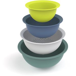 Schüssel Rotho Caruba, Set mit Sieb, 4-teilig